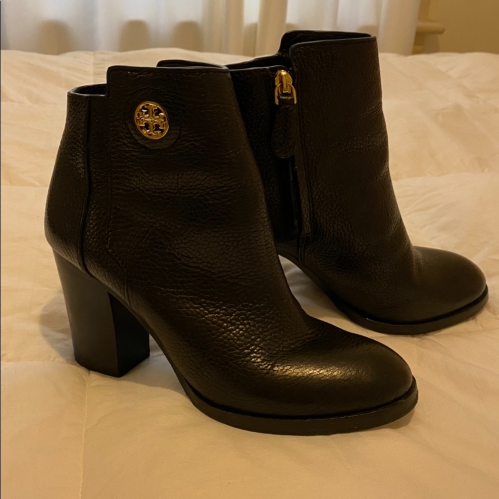 Tory Burch Genuine Leather Booties